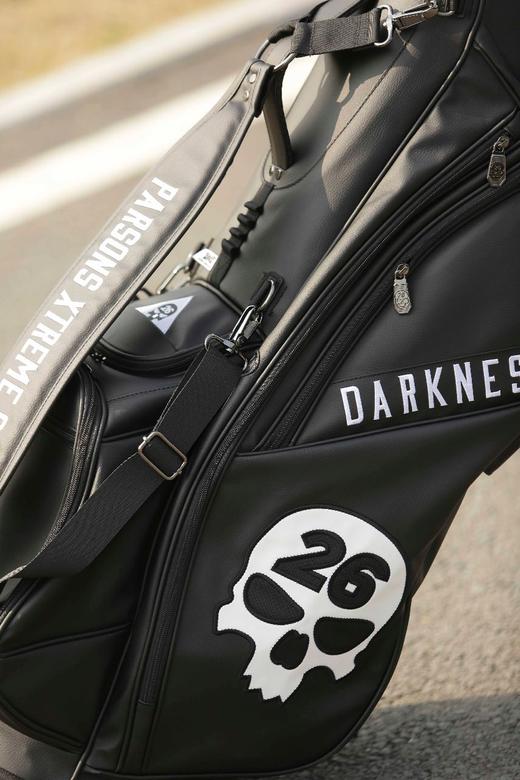 高尔夫球包支架男士GOIF骷髅头PU单肩高尔夫球脚架球车包 商品图4