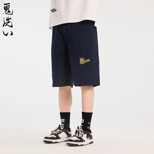 ONIARAI/鬼洗25春夏新品街头游侠多口袋宽直筒7分裤男式 25B0545 商品图1