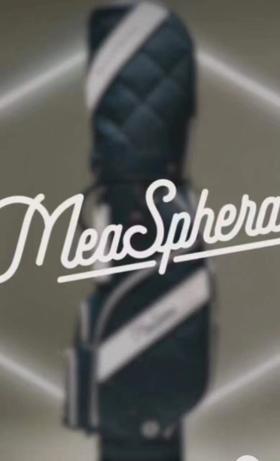 新款measphera高尔夫球包男女经典款轻便桶包皇冠装饰高档柳钉包