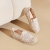 ZHR渔夫鞋女2025夏季新款蕾丝镂空懒人一脚蹬平底单鞋女W116 商品缩略图3