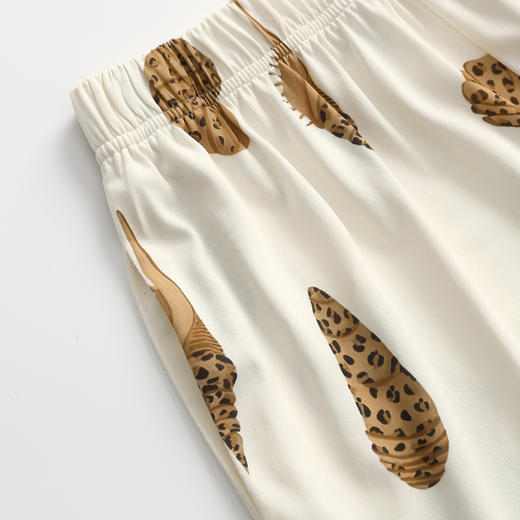 芬腾棉绸睡裤女款夏季薄款长裤冰丝薄款可外穿家居裤休闲空调裤子 商品图3