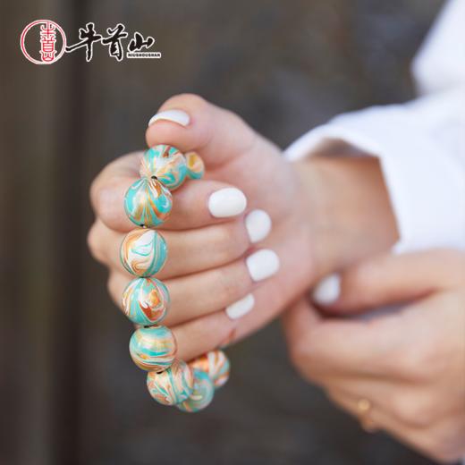 牛首山大漆工艺飘漆渐变色手串国潮男女款新中式首饰礼物送女友 商品图1