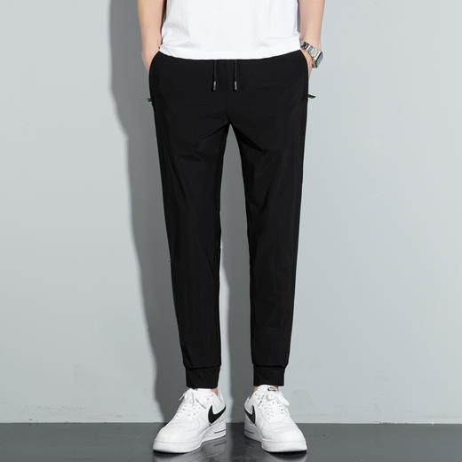 【DCS】大依优型大码冰丝裤休闲运动夏季长裤弹力大号裤子加肥加大松紧腰宽松 商品图1