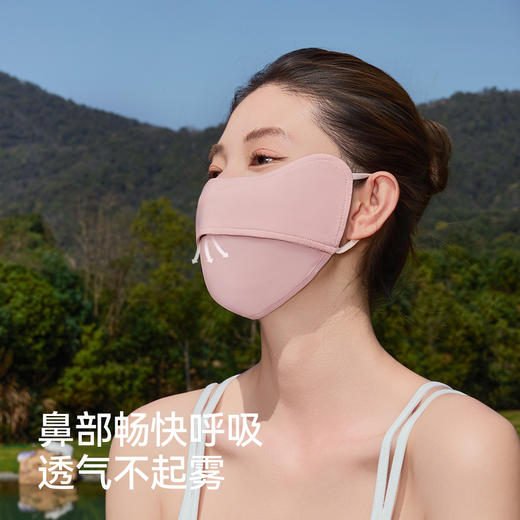 【醒粉福利4.9元起】宝娜斯防晒口罩 防紫外线护眼角立体冰丝凉感全脸防晒面罩 商品图1
