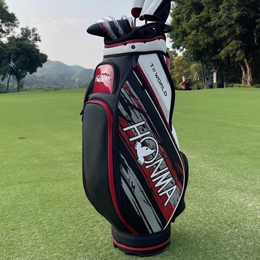 新款高尔夫球包红马男女通用进口防水PU高尔夫包花仙子全套球杆包 商品图2