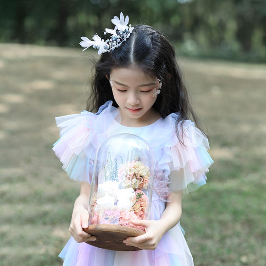 pureshare 女童连衣裙夏新款蓬蓬公主裙演出气质礼服——扶摇 商品图5