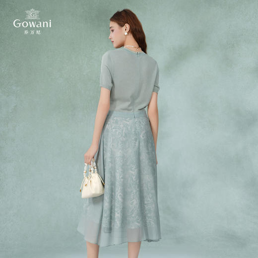 乔万尼假两件连衣裙新款简约气质高级感EM2E825 商品图4