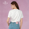 乔万尼短袖t恤女新款爆款烫钻纯棉白色正肩EM2C845 商品缩略图4