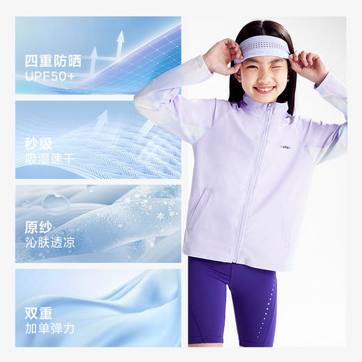 fx-【冰皮5代】咕噜日记童装儿童凉感防晒衣25夏男女童防紫外线外套PXW2517 商品图2