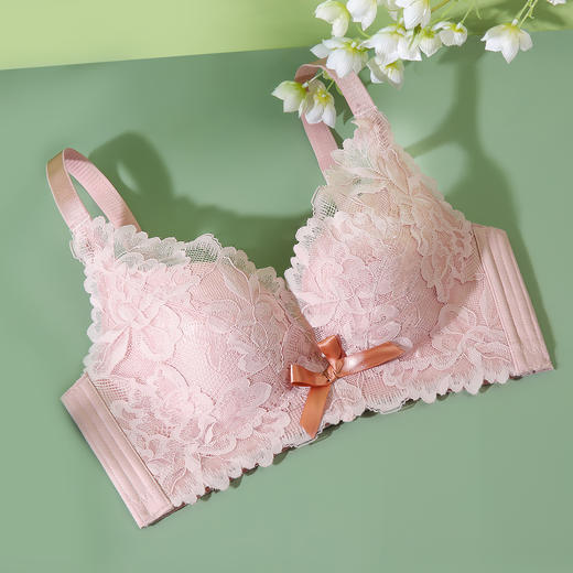 【性感上托小胸聚拢】无痕美背内衣女无钢圈显大上托文胸罩苏樱洛心 商品图2