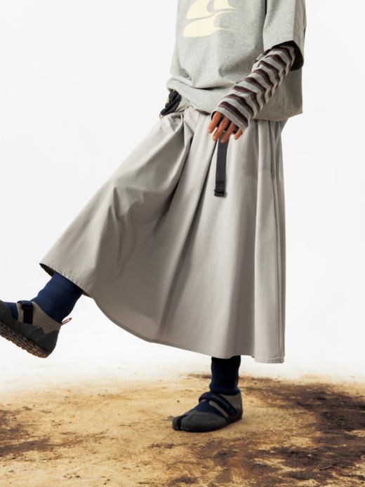 CryingCenter 轻薄伞型A摆半身长裙 哭喊中心 商品图0