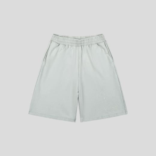 GOODBAI 916 logo印花收腰泼墨宽松休闲短裤 商品图1