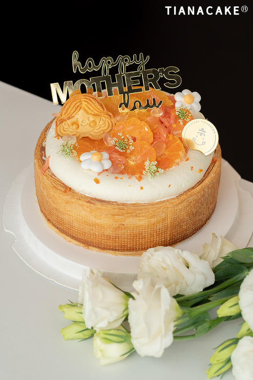 🌸母亲节限定「🍊橙心如意」-五寸柑橘拿破仑蛋糕 商品图0