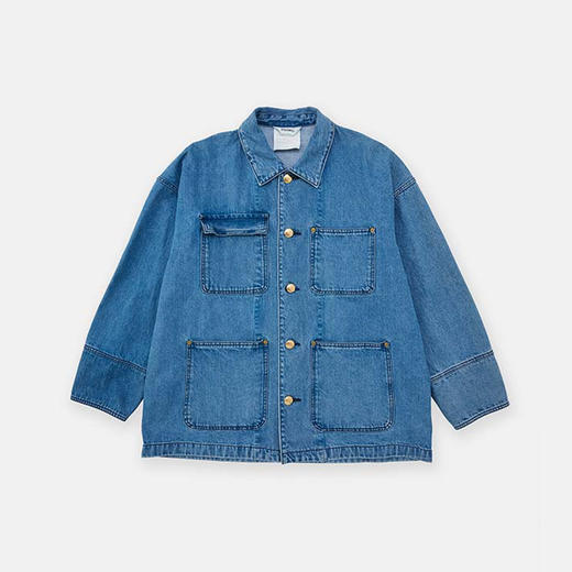 DIGAWEL Jean barn coat 宽松廓形水洗牛仔夹克外套 商品图1