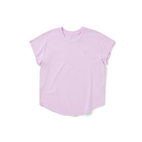 WHEELS and WIND 女式SOLOTEX吸水速干修身机能性圆领短袖T恤