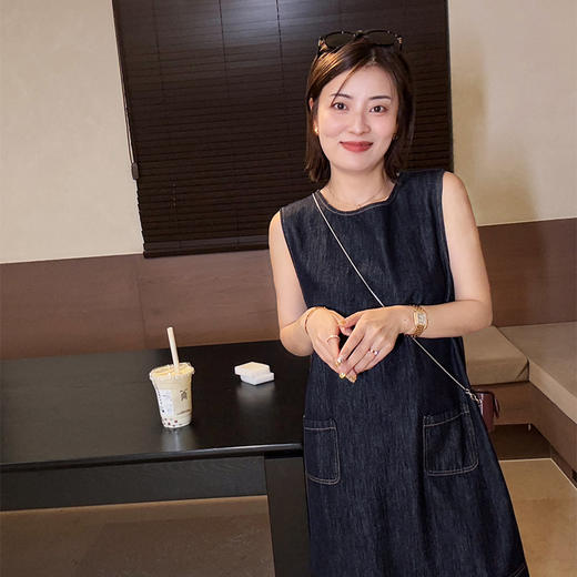 【部分现货】良木礼夏季牛仔连衣裙(6278) 商品图4