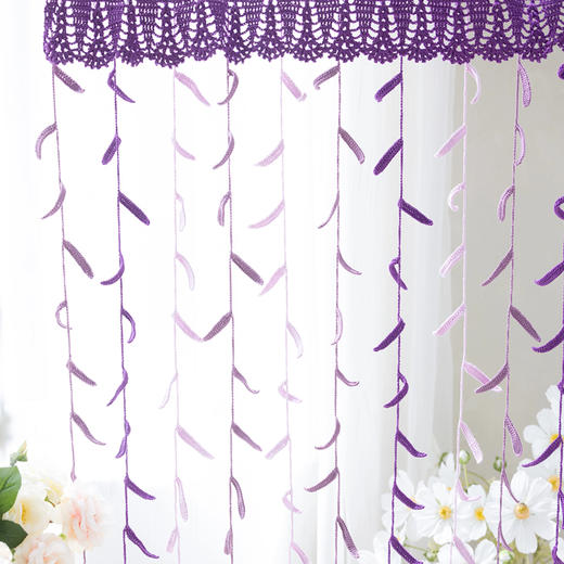 苏苏姐家柳叶门帘手工DIY编织钩针蕾丝线毛线家居装饰自制材料包 商品图2