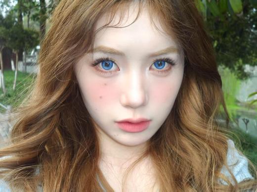 【中直径半年抛】LOVEIIKIRA-海岛微光 蓝-14.2mm【半年抛 0-1000度 含有525/575】 商品图4