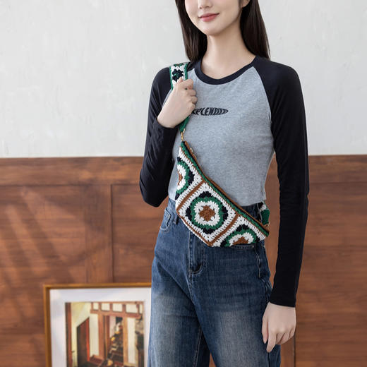 苏苏姐家锦黎拼花包手工DIY钩针毛线团蕾丝线编织自制材料包 商品图3