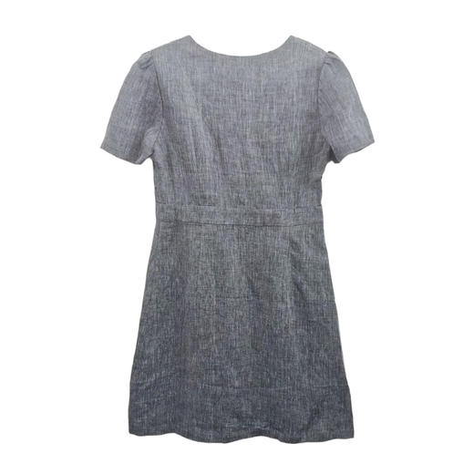 VIVIAN LIU薇薇安刘R2434110女装新款时尚V领短款短袖收腰连衣裙 商品图1