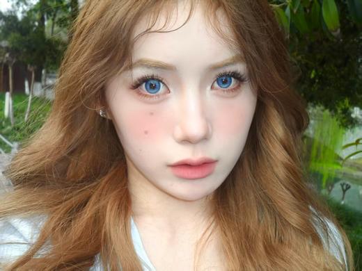 【中直径半年抛】LOVEIIKIRA-海岛微光 蓝-14.2mm【半年抛 0-1000度 含有525/575】 商品图3