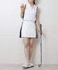 CECIL MCBEE 高尔夫 女士 侧褶无袖短袖翻领Polo衫针织刺绣logo 商品缩略图2