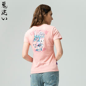 ONIARAI/鬼洗25春夏新品鱼姬夏色修身短袖T恤女式 J850205