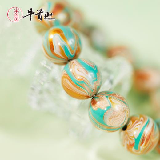 牛首山大漆工艺飘漆渐变色手串国潮男女款新中式首饰礼物送女友 商品图4