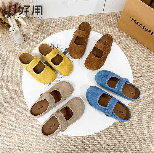 【72小时内发出】多巴胺女厚底玛丽珍包头拖鞋博肯鞋 商品图0