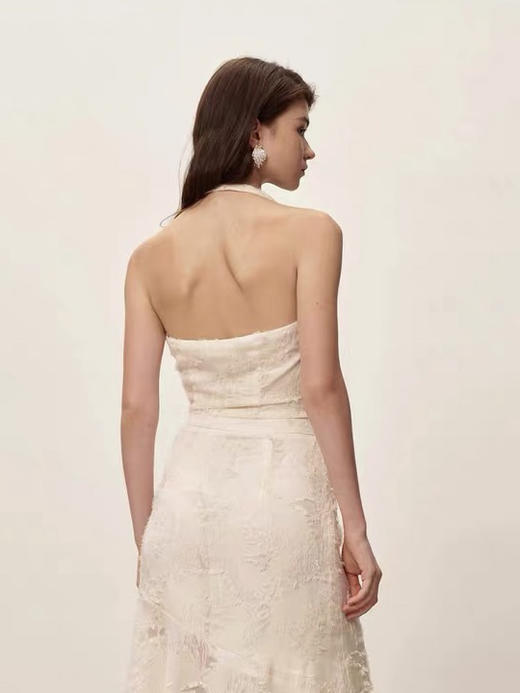 SIJIA｜蕾丝流苏挂脖上衣 [ 白SS2551 ] 商品图9