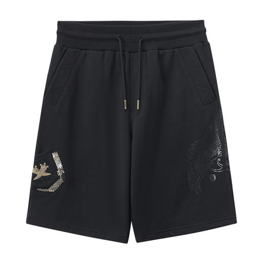 ONIARAI/鬼洗25春夏新品泥棒蓝宝船绘绣花针织短裤男式 N540170 商品图3