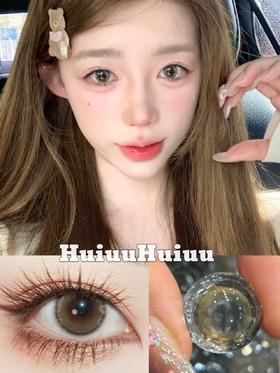 【中直径半年抛】LOVEIIKIRA-心心 棕-14.2mm【半年抛 0-1000度 含有525/575】