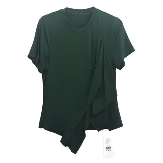 VIVIAN LIU薇薇安刘R2447312初秋女装新款时尚圆领不规则针织半袖 商品图4