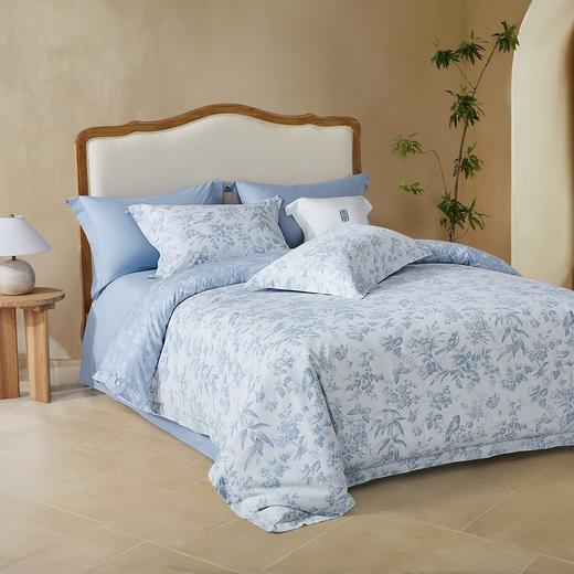 水星家纺 A类40支兰精天丝棉四件套夏四季被套莱赛尔床单天丝套件 商品图4