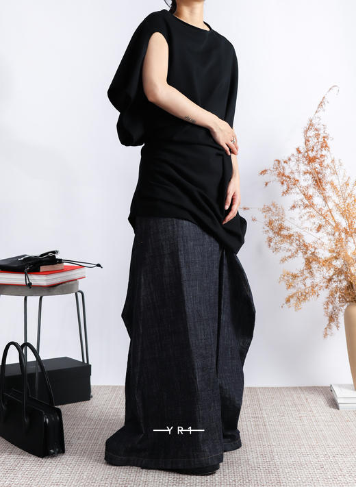 Y‘s | 弧型不对称上衣裙 商品图2