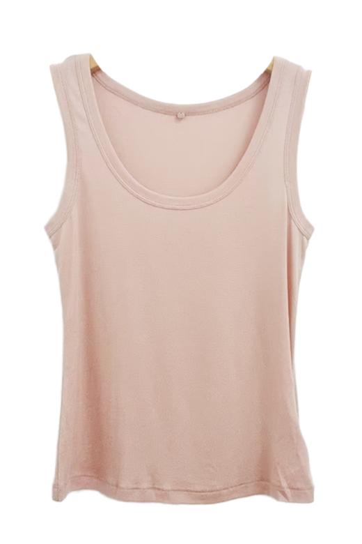 VIVIAN LIU薇薇安刘C2537301夏女装新款宽肩带大U领背心 商品图5