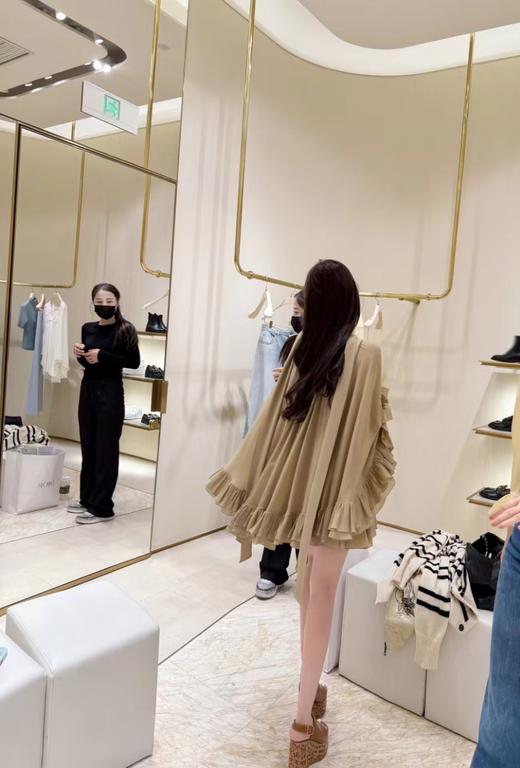 清仓捡漏 LINCHAOZHANG私服定制系列【飞鸟集】   LQ250026斗篷吊带裙LC250048雪纺斗篷上衣 商品图12