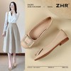 ZHR则则真皮一脚蹬单鞋软底豆豆鞋妈妈鞋2025新款气质百搭女鞋子 商品缩略图1