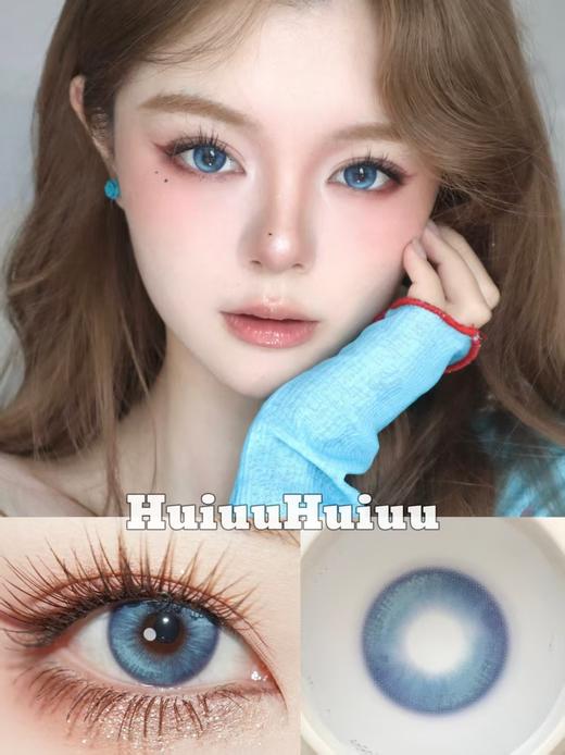 【中直径半年抛】LOVEIIKIRA-海岛微光 蓝-14.2mm【半年抛 0-1000度 含有525/575】 商品图0