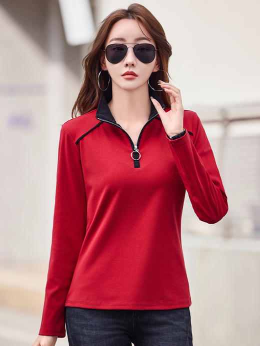 雀说棉t恤女短袖新款韩版潮宽松百搭圆领半袖体恤insAL82371 商品图5