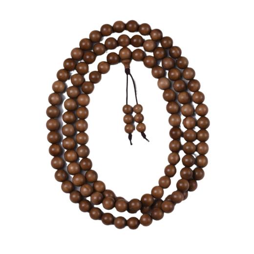 雀说 印度老山檀香4mm手串多圈108颗文玩佛珠 商品图4