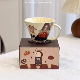 屿鹿复古女孩斗笠杯(个）