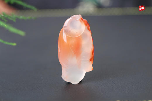 【鸿福齐天】南红冰飘弥勒佛吊坠，配精美挂绳 商品图4