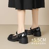 ZHR黑色玛丽珍女款2025新款法式粗跟单鞋夏季厚底透气网纱乐福鞋 商品缩略图3