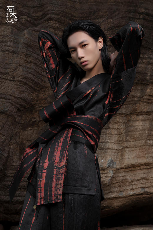 荷木HEMU丨朱栏·交领上衣 商品图1