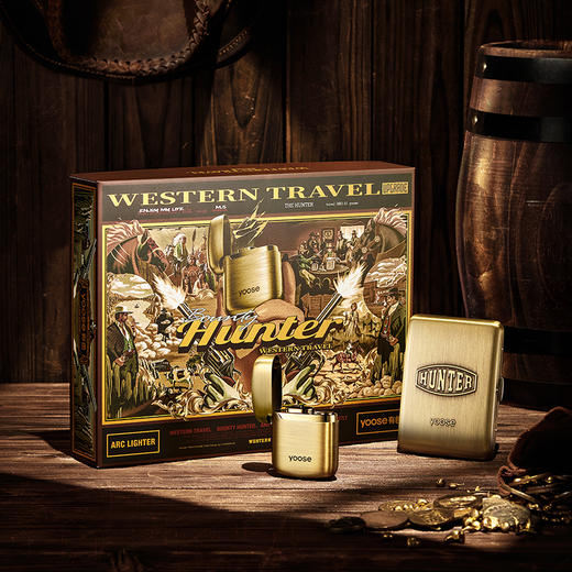 Yoose/有色 充电式防风打火机 赏金之火礼盒 商品图1