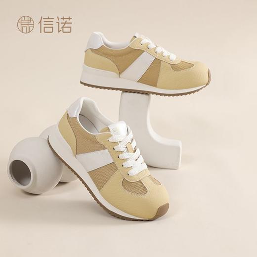 信诺复古女鞋德训鞋女春季新款阿甘鞋厚底户外百搭运动女鞋休闲鞋X5C093-71 商品图7