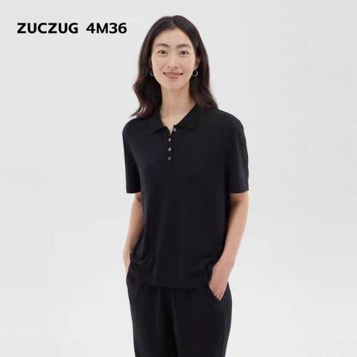 2楼素然进口天丝POLO领T恤吊牌价1050 商品图5
