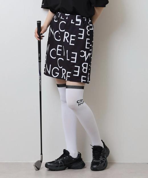 CECIL MCBEE 高尔夫 女士 夏季新款通体大ogo字母印花短裙 商品图6