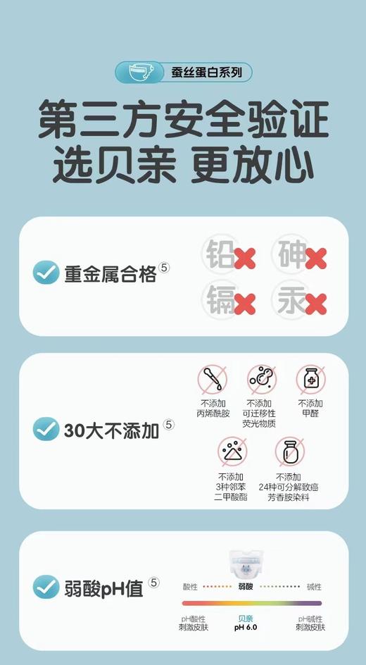 新款贝亲婴儿纸尿裤植护蚕丝系列男女宝宝尿片干爽透气尿不湿M号/PIG-MA166 商品图5
